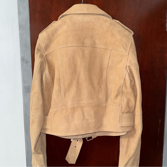 MANGO Tan 100%  Suede Jacket - Picture 6 of 13